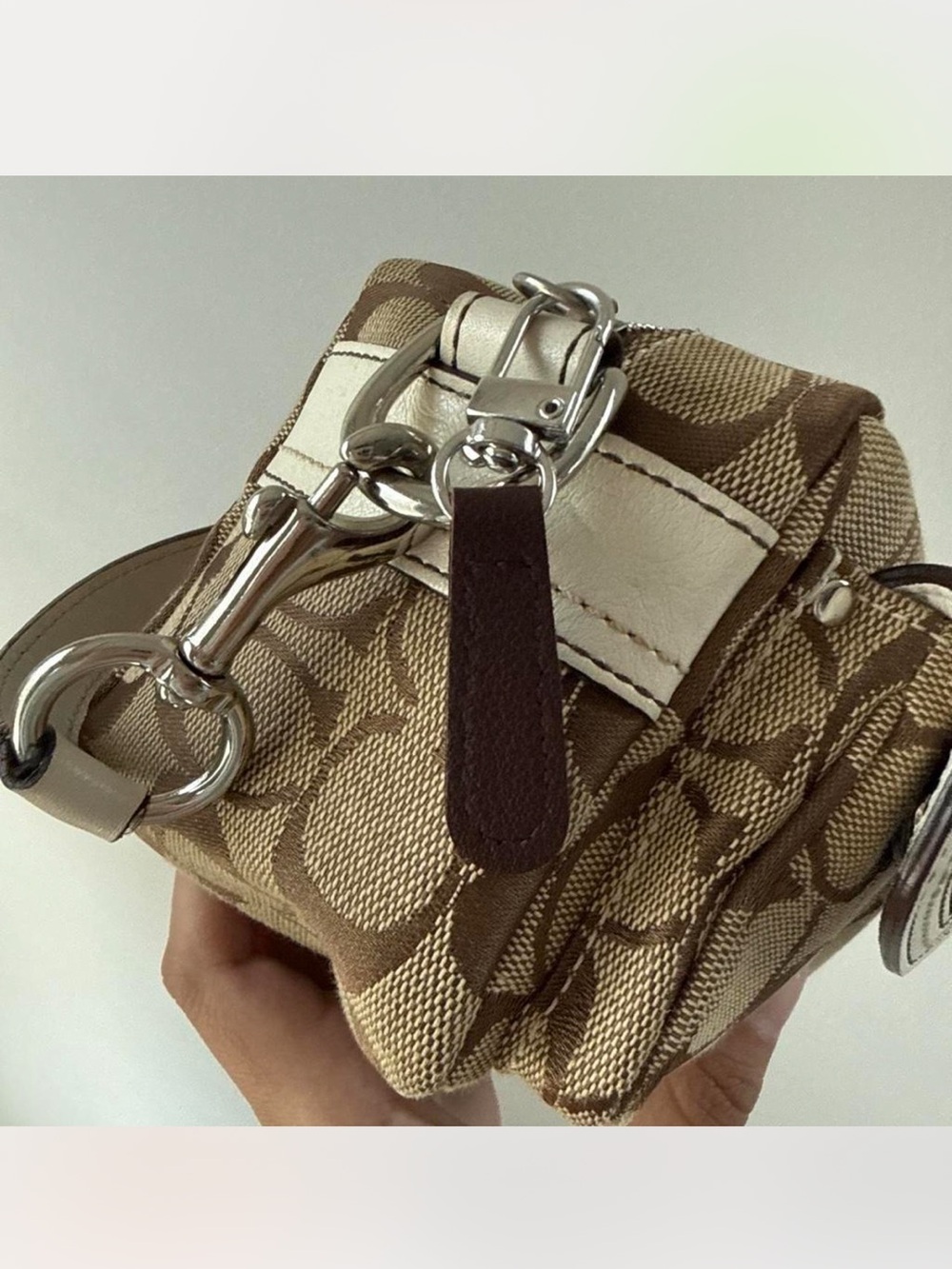 Rare Vintage Y2K Coach Mini Double Turnlock Bag - Gem